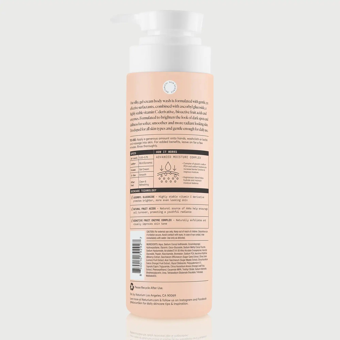the-brightener-vitamin-c-brightening-body-wash-q1 NATR-The-Brightener-Body-Wash_back.webp