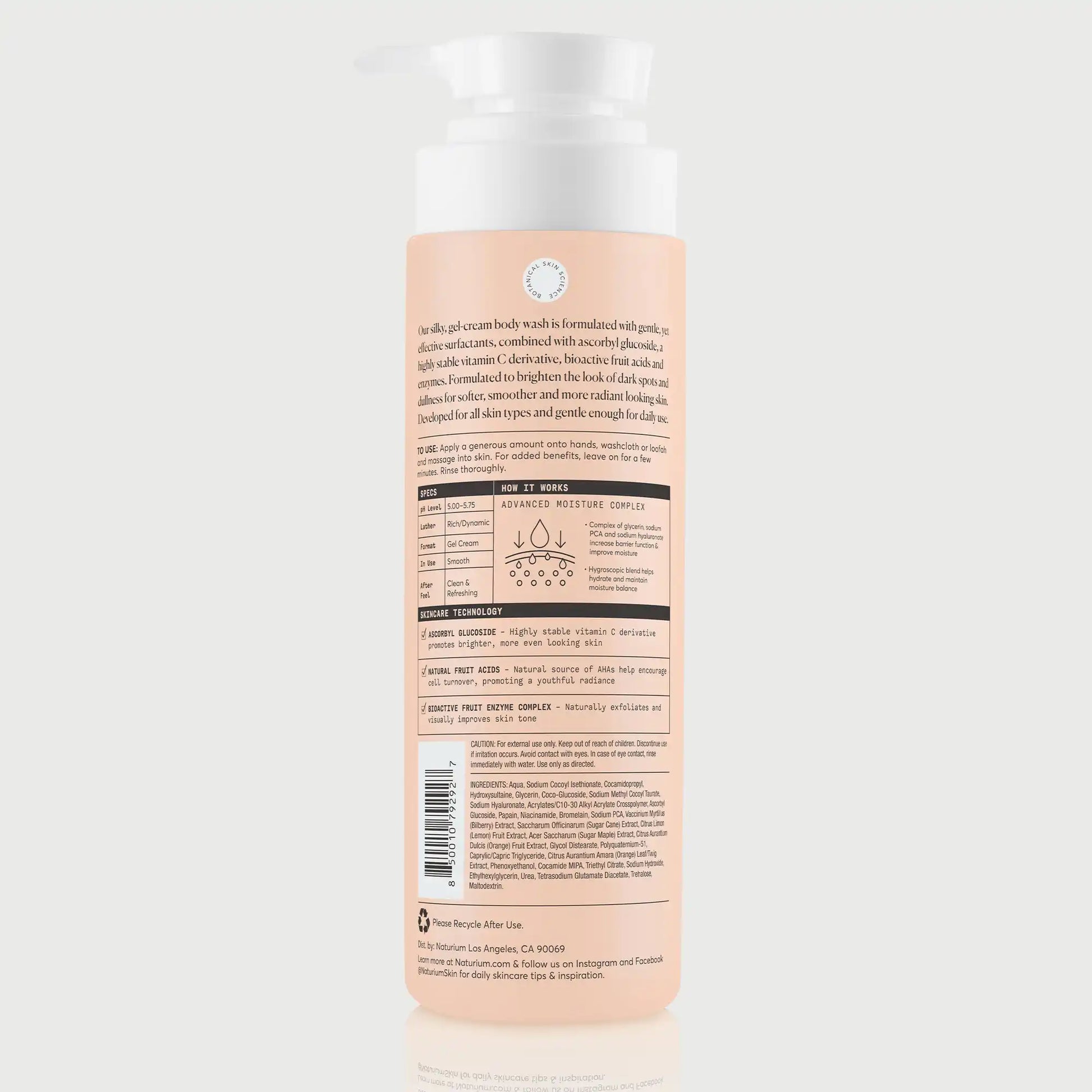 the-brightener-vitamin-c-brightening-body-wash-q1 NATR-The-Brightener-Body-Wash_back.webp